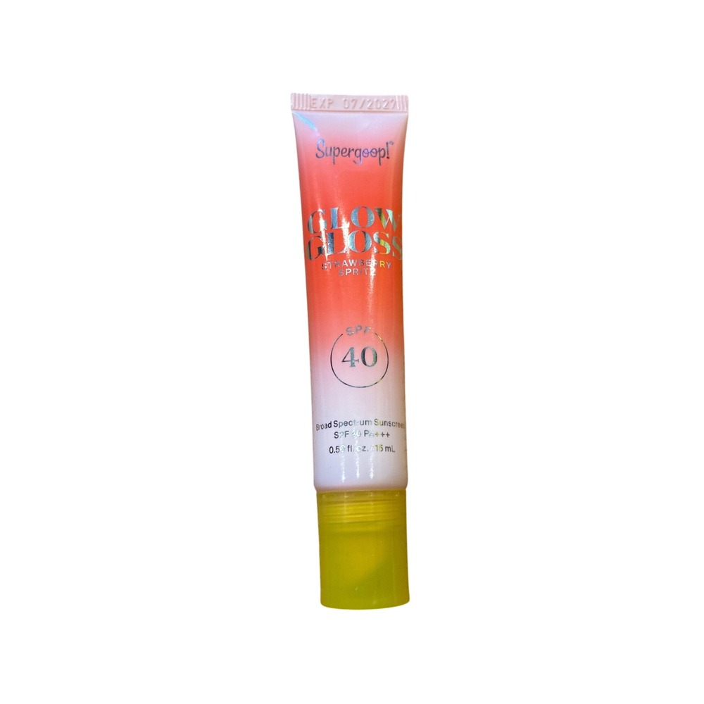 Supergoop Glow Gloss Vanilla Soft Serve SPF 40, 0.5oz NWB